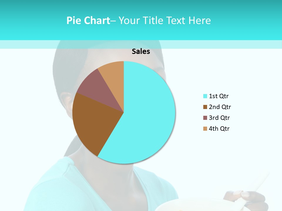 Young Eating Teenager PowerPoint Template