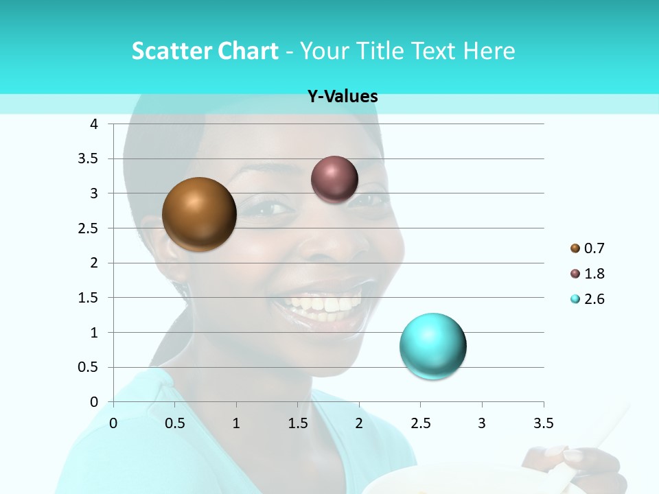 Young Eating Teenager PowerPoint Template