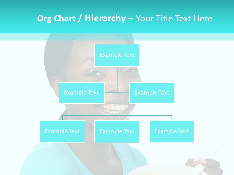 Young Eating Teenager PowerPoint Template