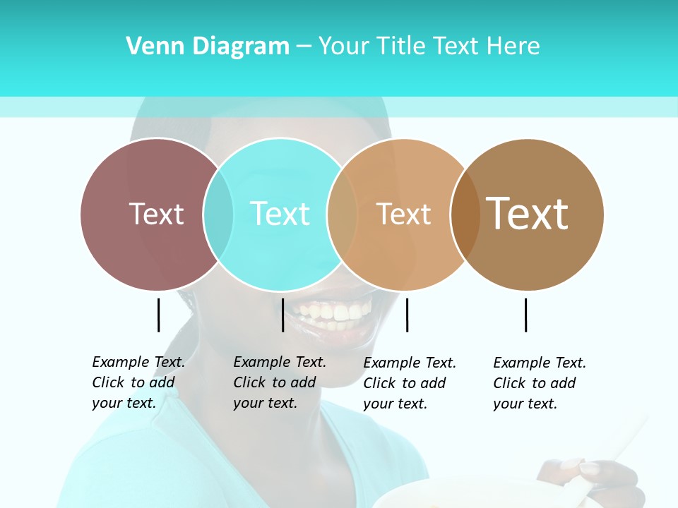 Young Eating Teenager PowerPoint Template