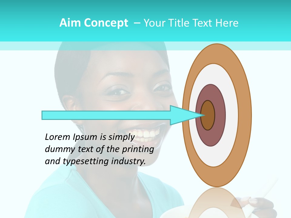 Young Eating Teenager PowerPoint Template