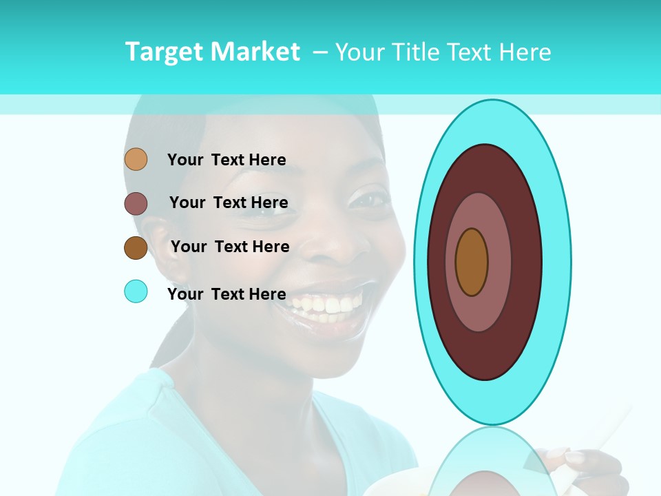 Young Eating Teenager PowerPoint Template