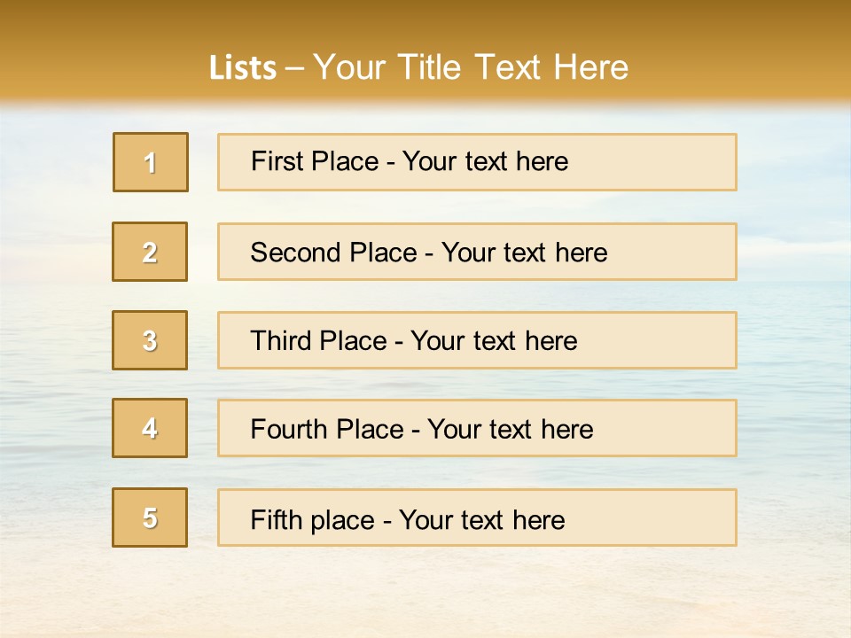 Season Clear Morning PowerPoint Template