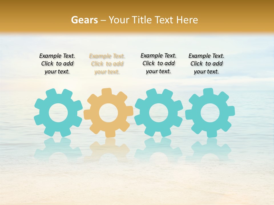 Season Clear Morning PowerPoint Template