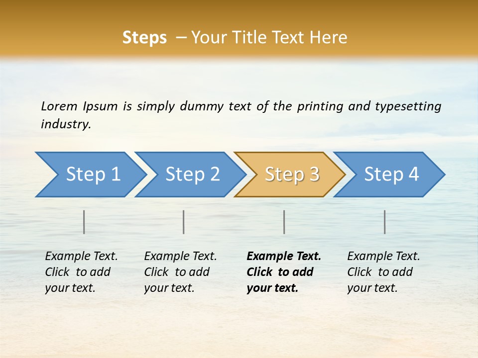 Season Clear Morning PowerPoint Template