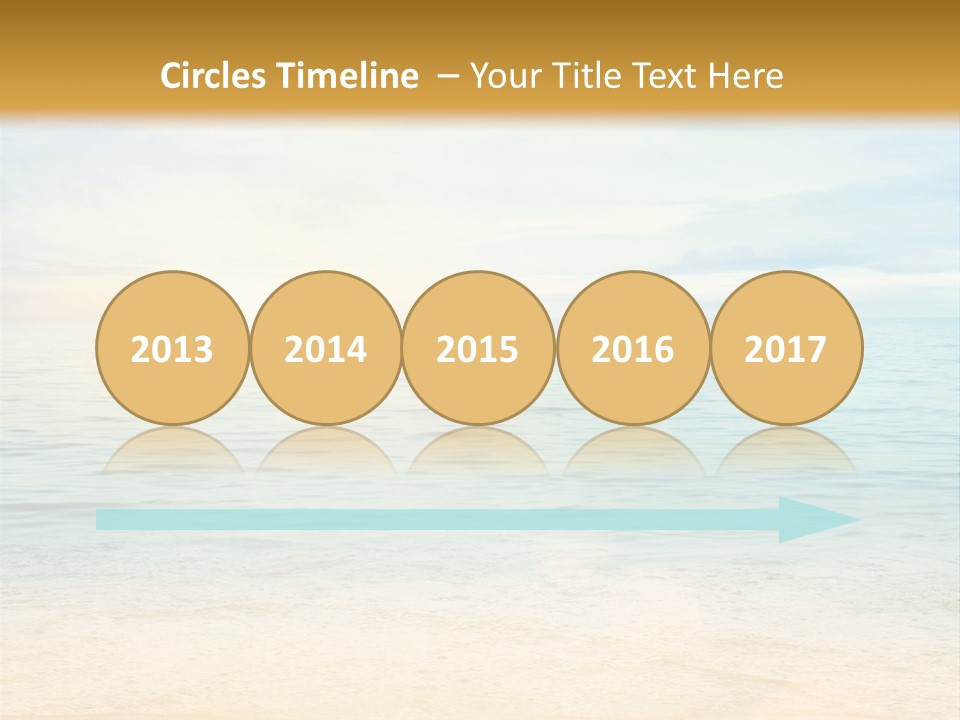 Season Clear Morning PowerPoint Template