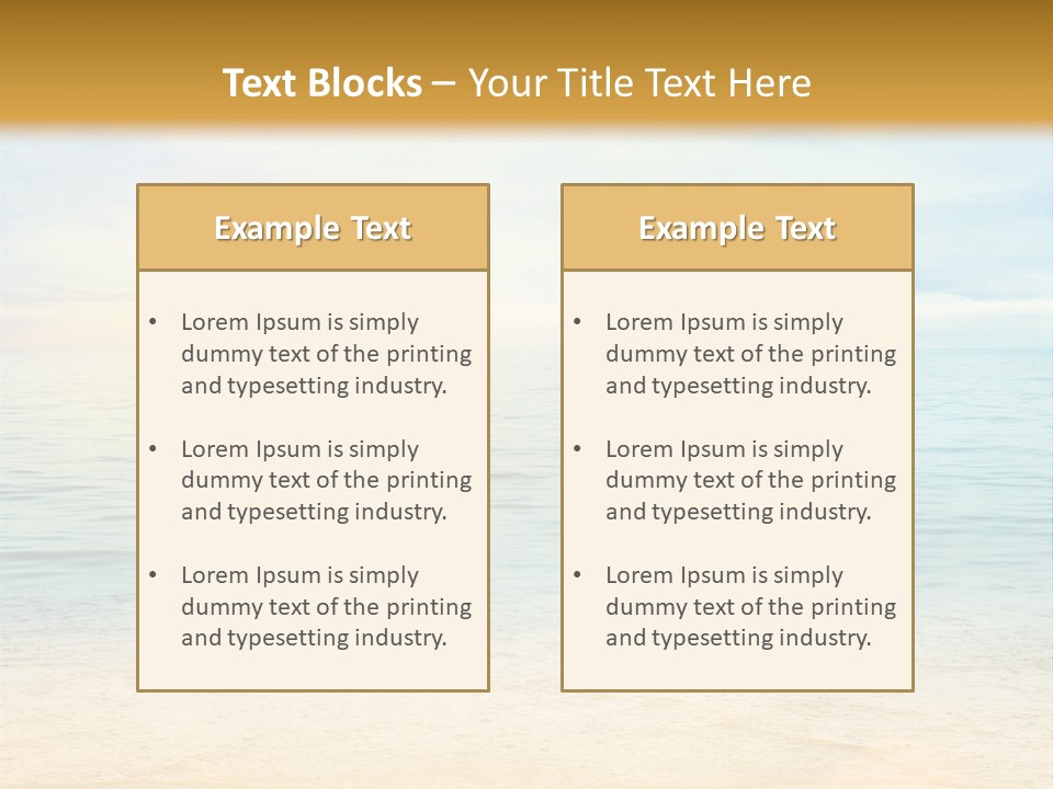 Season Clear Morning PowerPoint Template