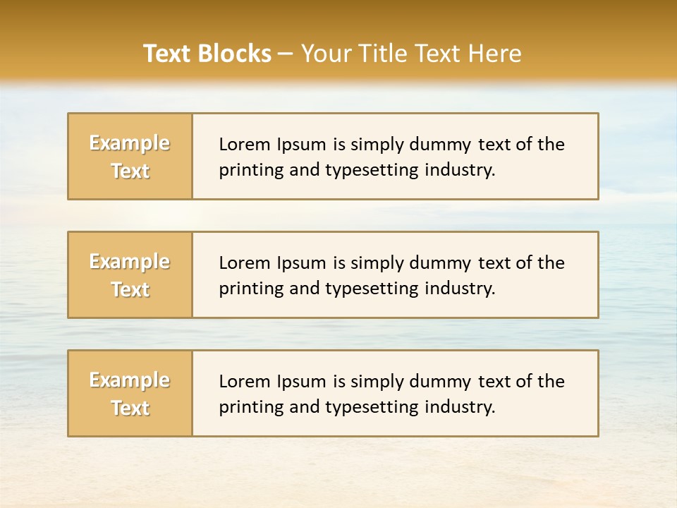Season Clear Morning PowerPoint Template