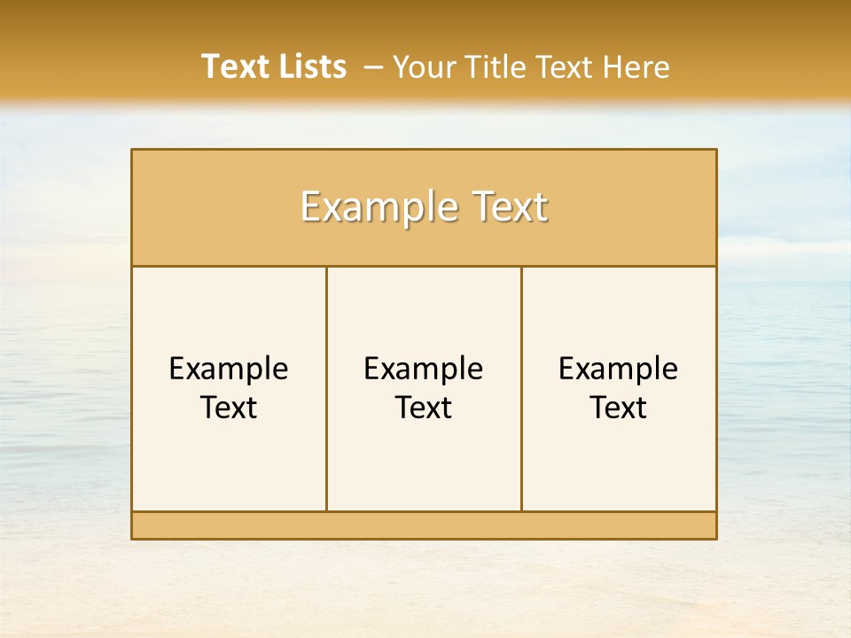 Season Clear Morning PowerPoint Template