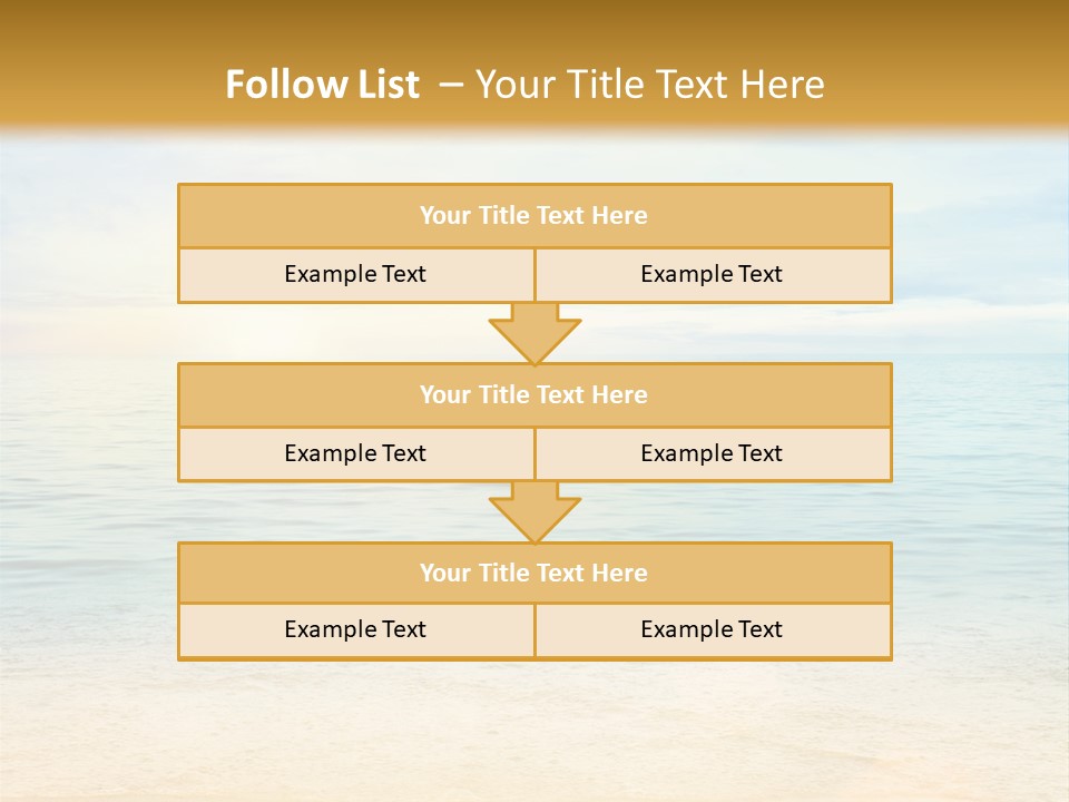 Season Clear Morning PowerPoint Template