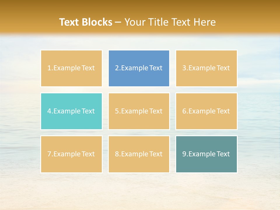 Season Clear Morning PowerPoint Template