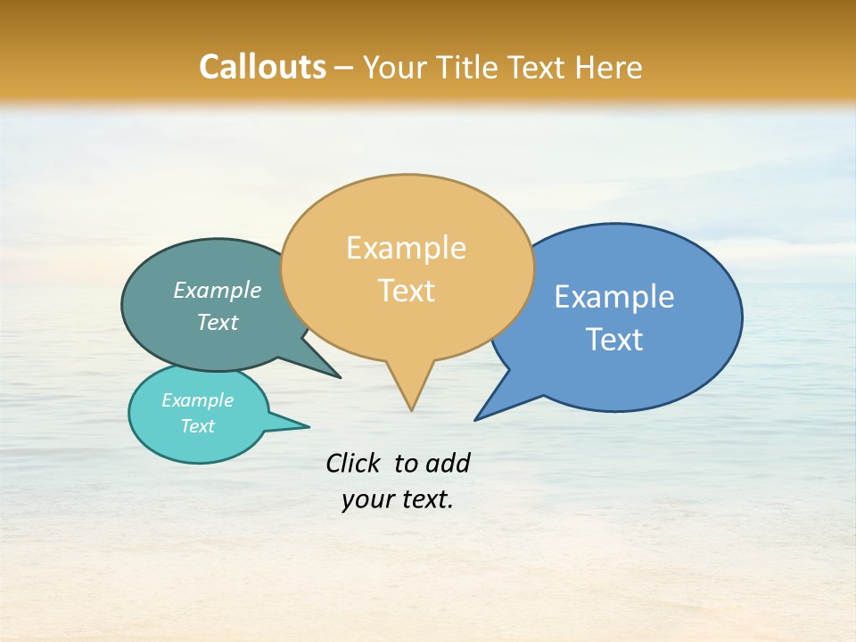 Season Clear Morning PowerPoint Template