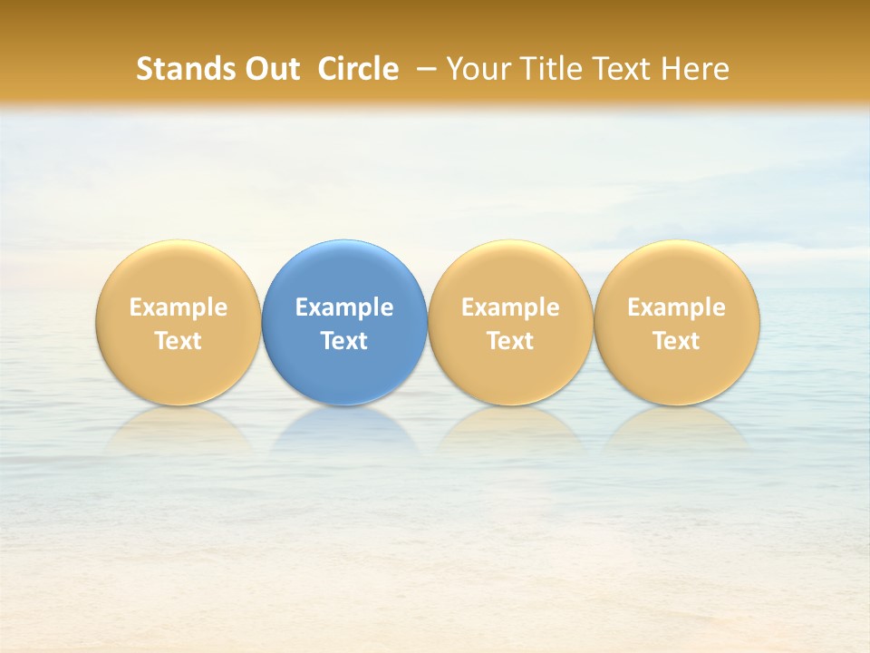 Season Clear Morning PowerPoint Template