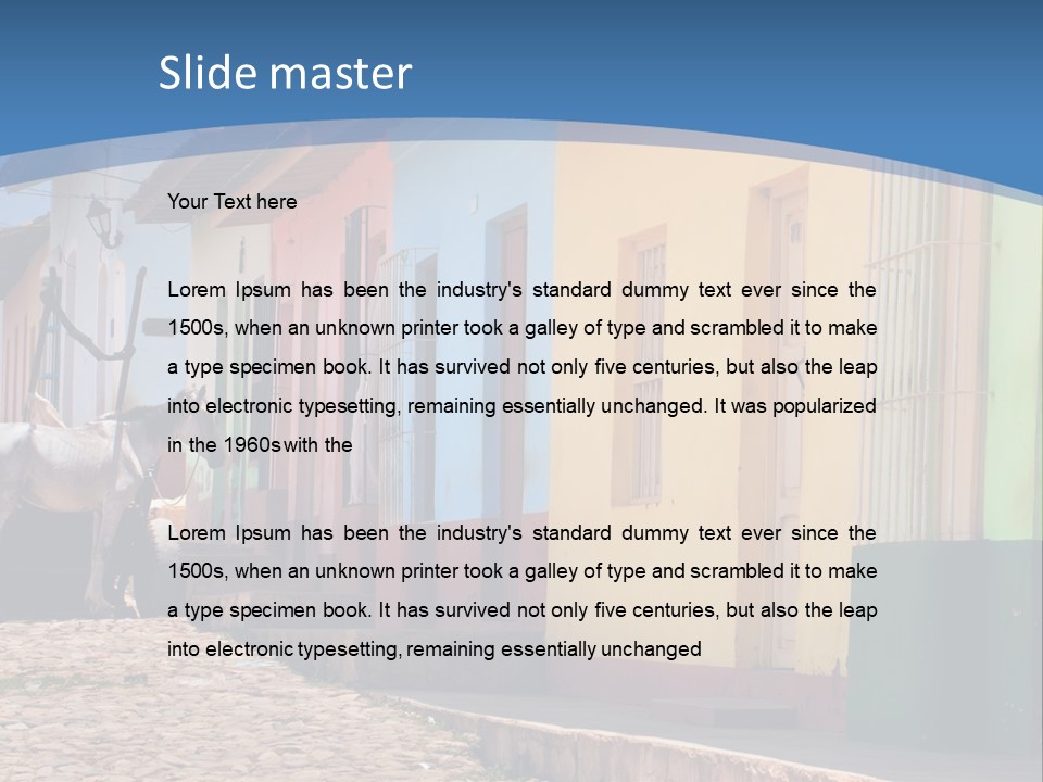 House Colorful Day PowerPoint Template