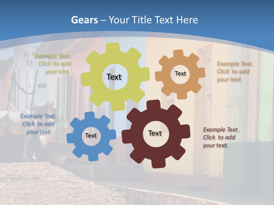 House Colorful Day PowerPoint Template