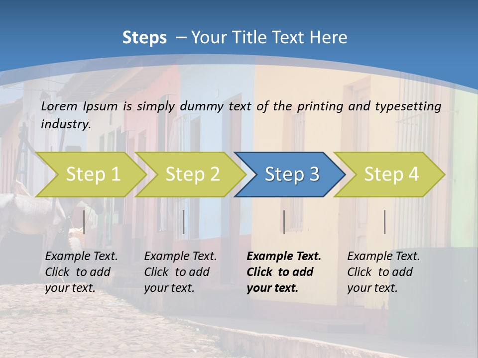House Colorful Day PowerPoint Template