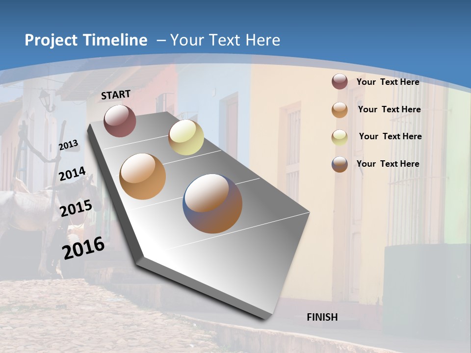 House Colorful Day PowerPoint Template