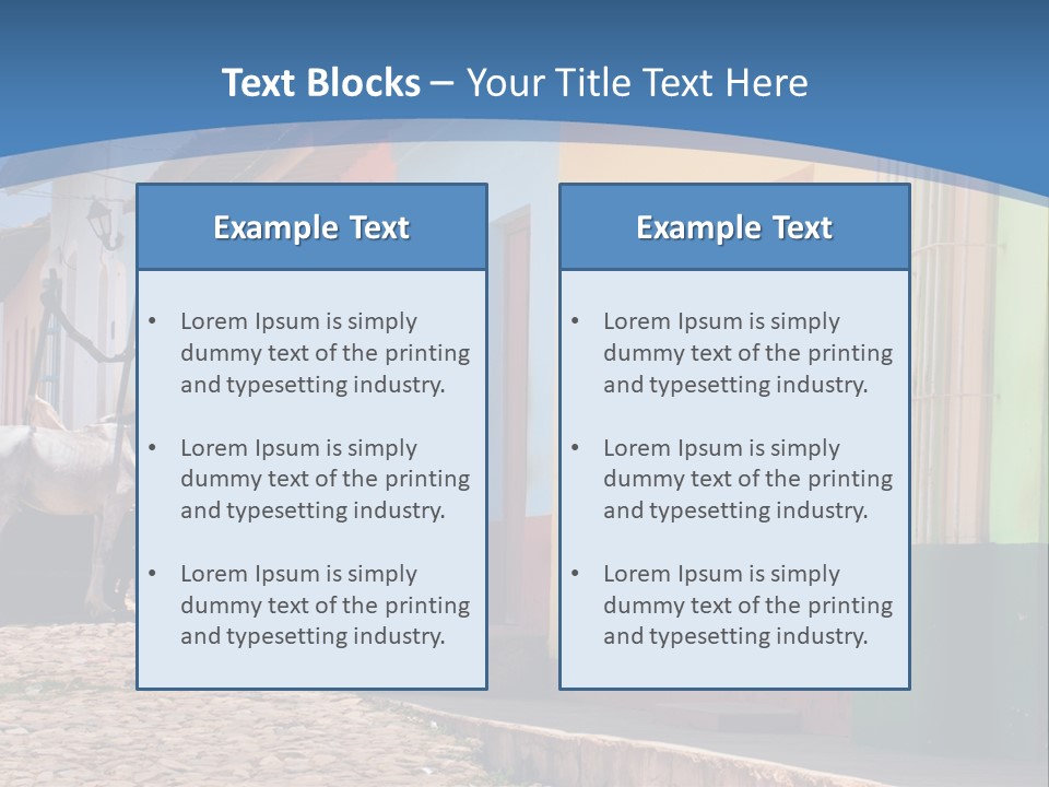 House Colorful Day PowerPoint Template