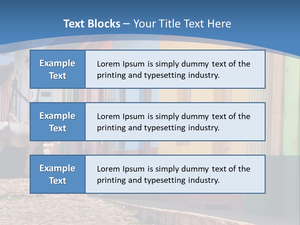 House Colorful Day PowerPoint Template