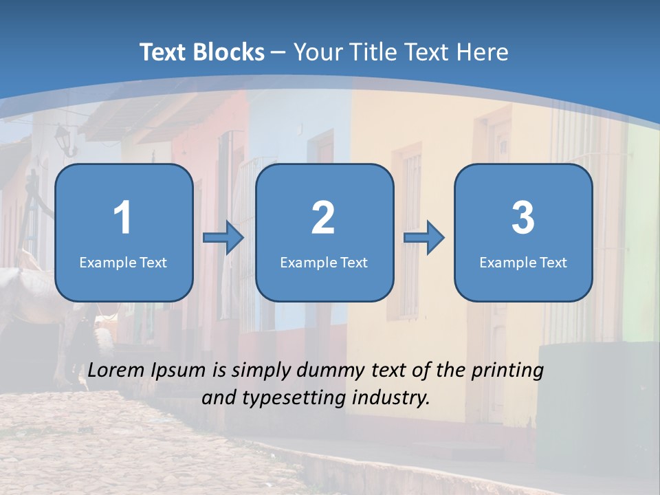 House Colorful Day PowerPoint Template