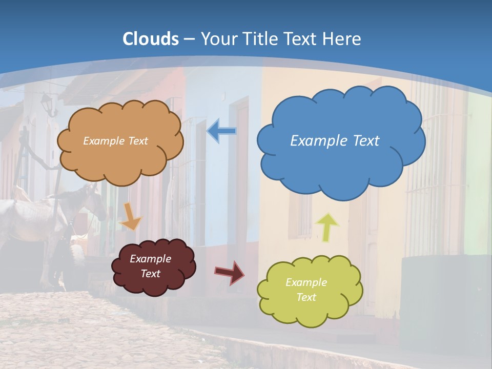 House Colorful Day PowerPoint Template