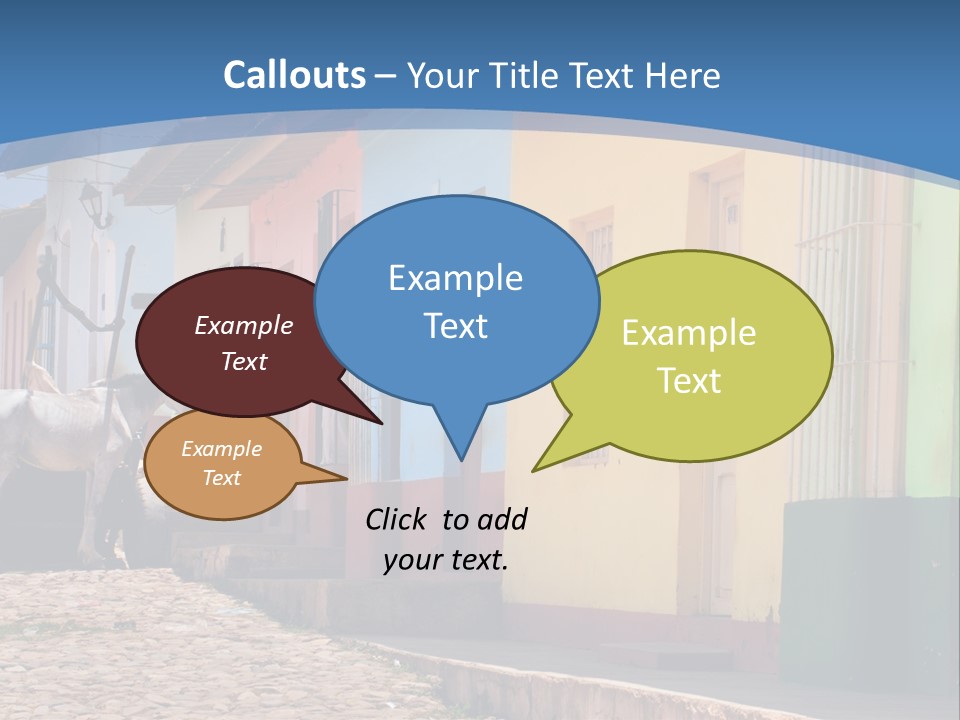 House Colorful Day PowerPoint Template