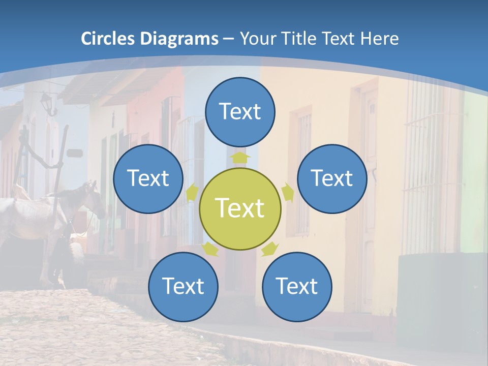 House Colorful Day PowerPoint Template