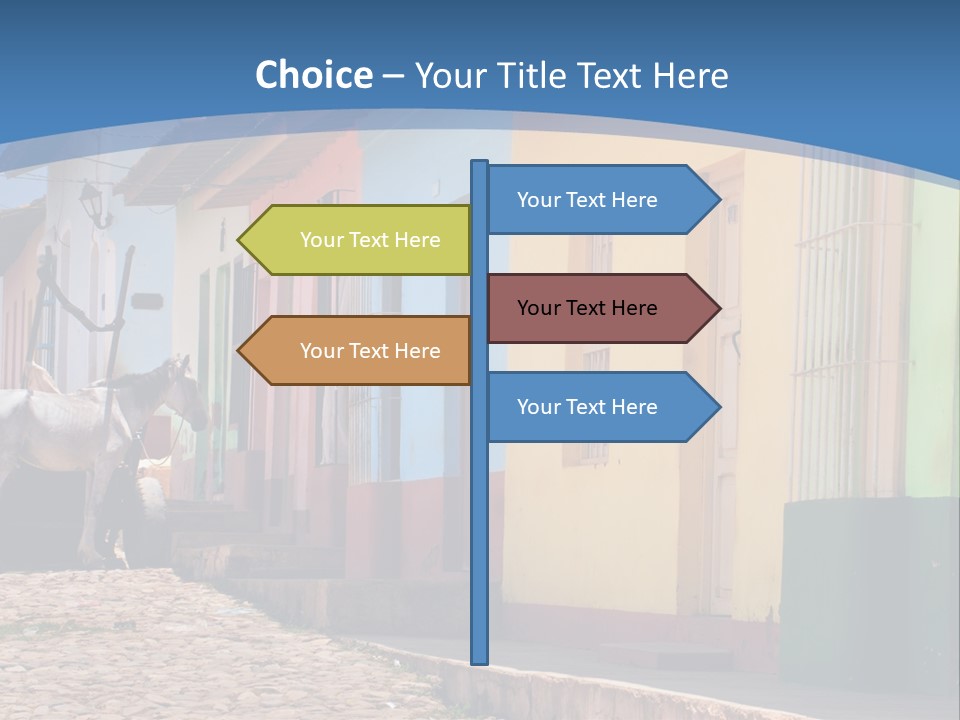 House Colorful Day PowerPoint Template