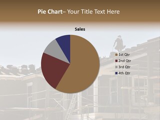 Construction Material Platform Construction Site PowerPoint Template