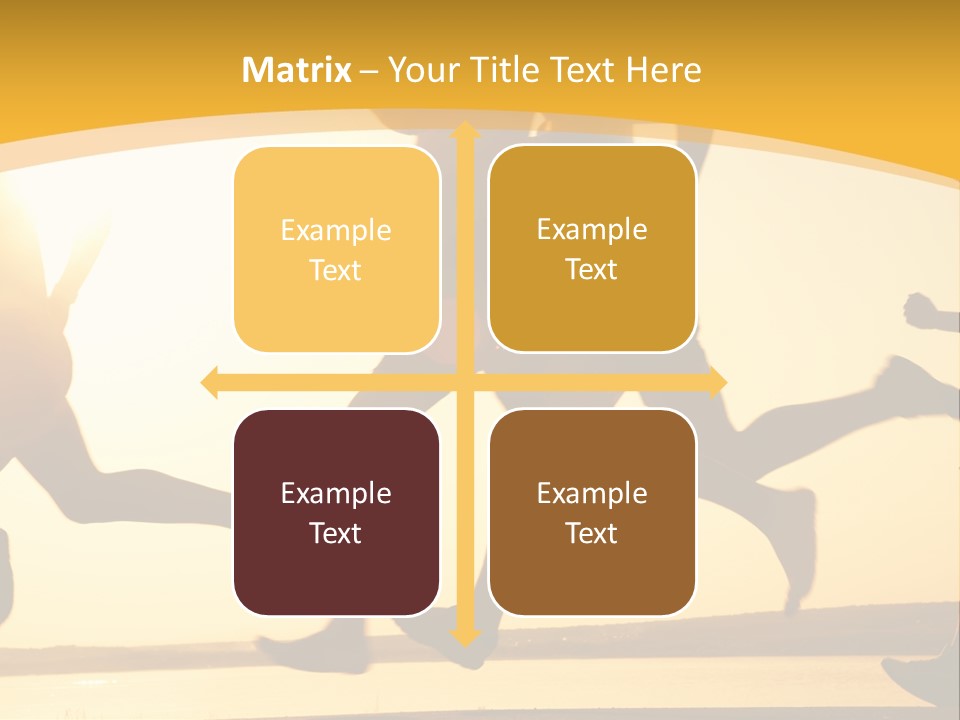 Running Sky Relations PowerPoint Template