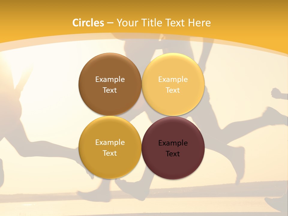 Running Sky Relations PowerPoint Template