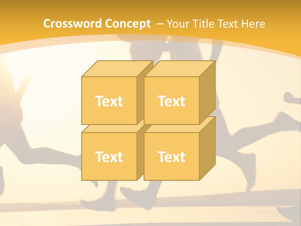 Running Sky Relations PowerPoint Template