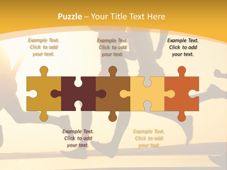 Running Sky Relations PowerPoint Template