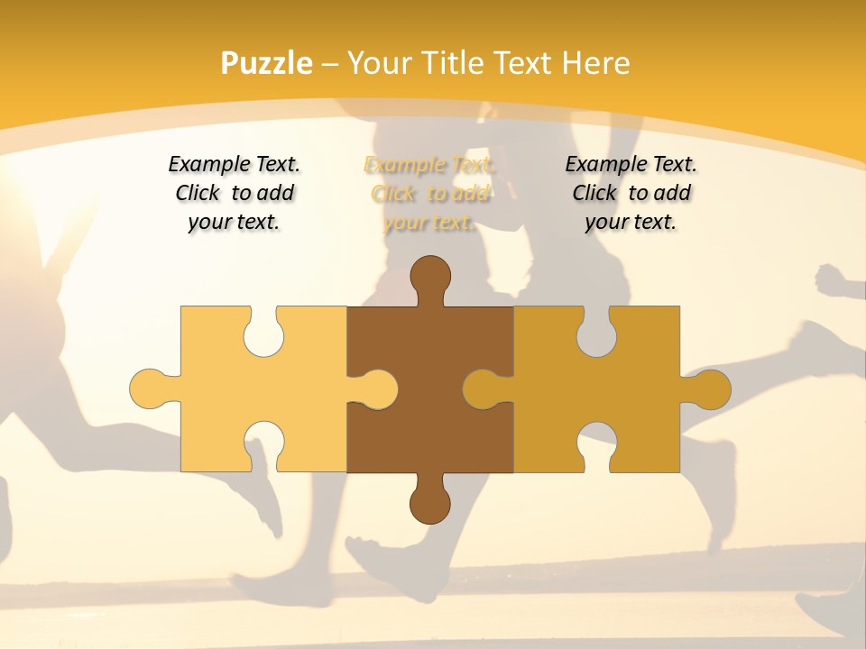 Running Sky Relations PowerPoint Template