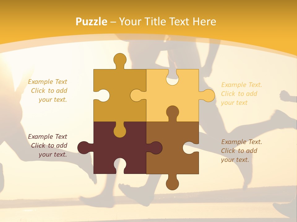 Running Sky Relations PowerPoint Template