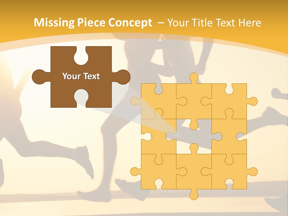 Running Sky Relations PowerPoint Template