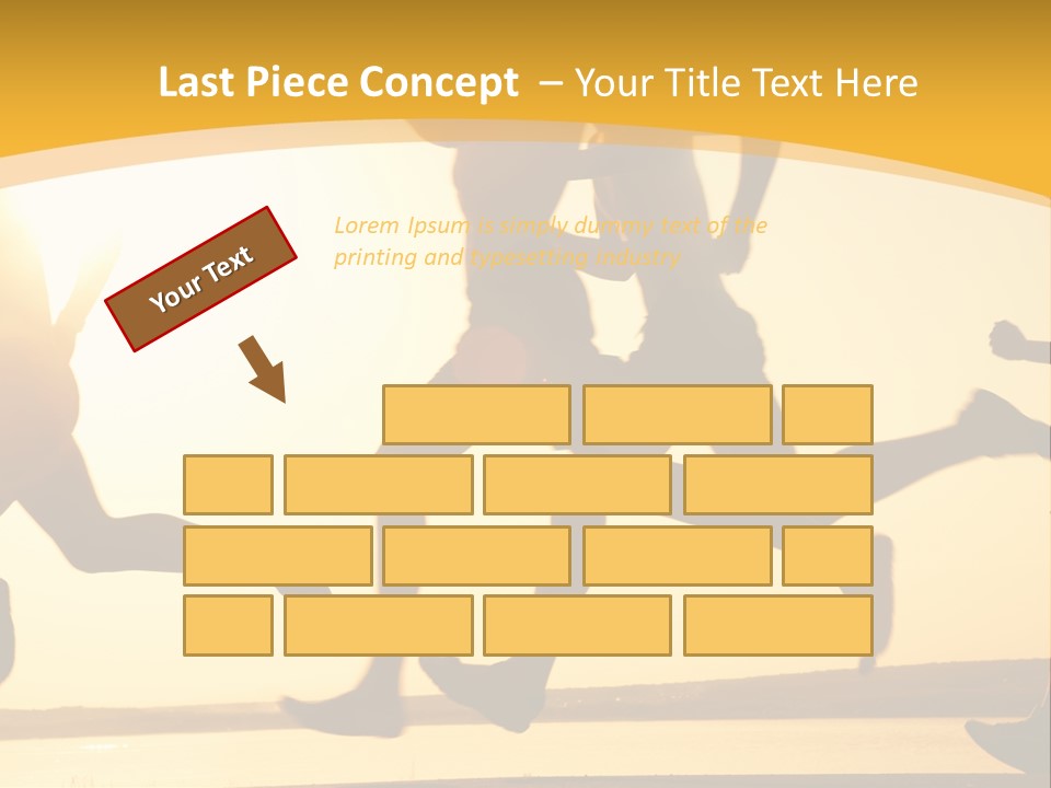 Running Sky Relations PowerPoint Template