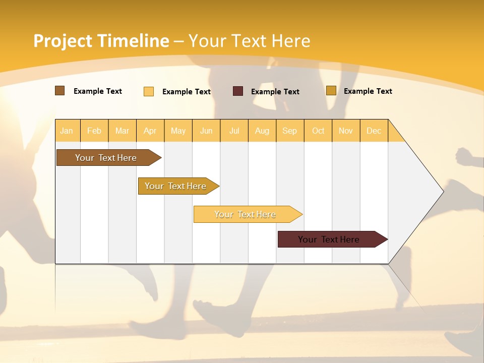Running Sky Relations PowerPoint Template
