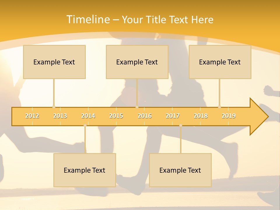 Running Sky Relations PowerPoint Template