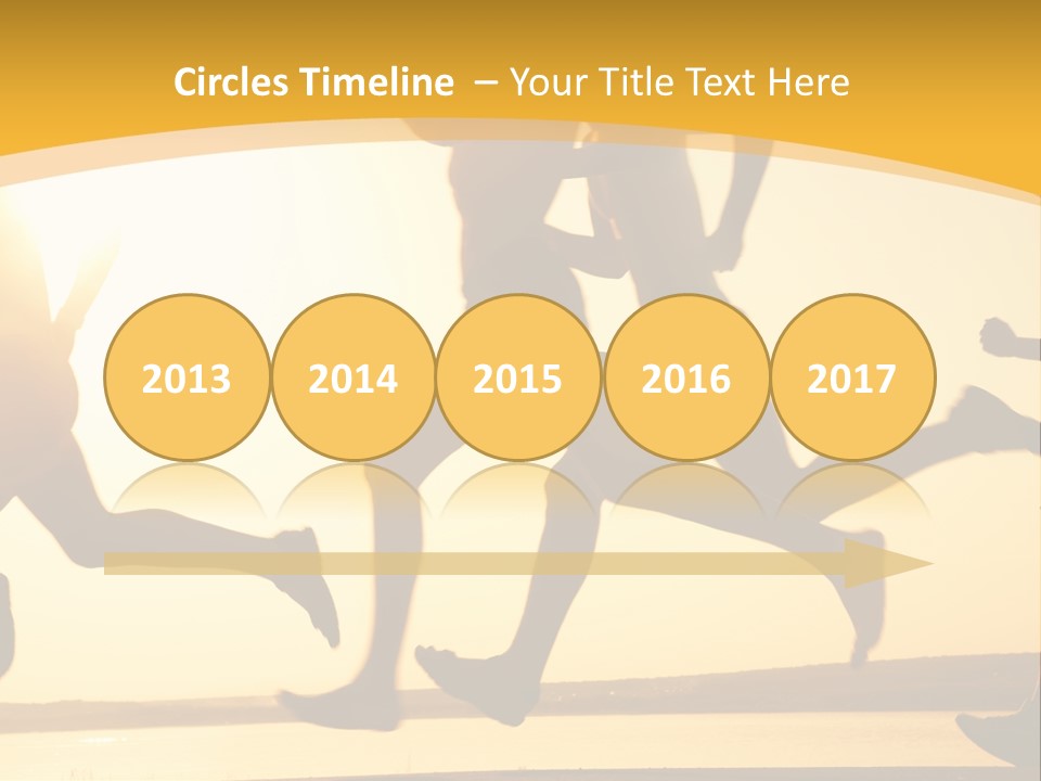 Running Sky Relations PowerPoint Template