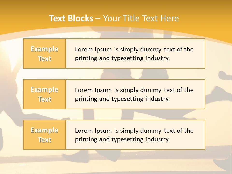 Running Sky Relations PowerPoint Template