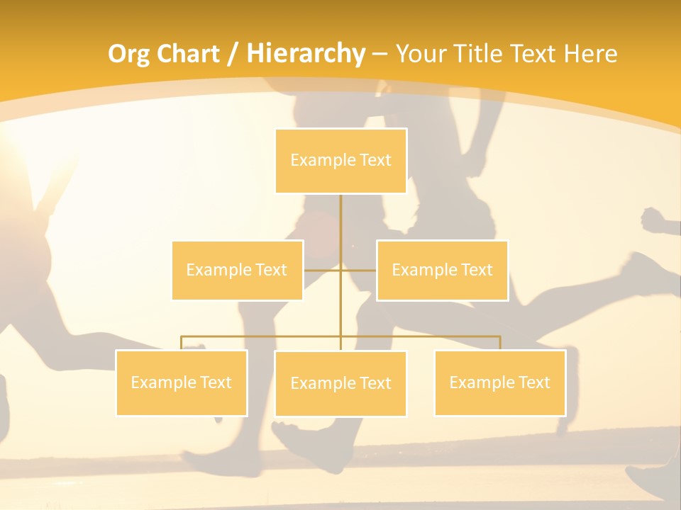 Running Sky Relations PowerPoint Template