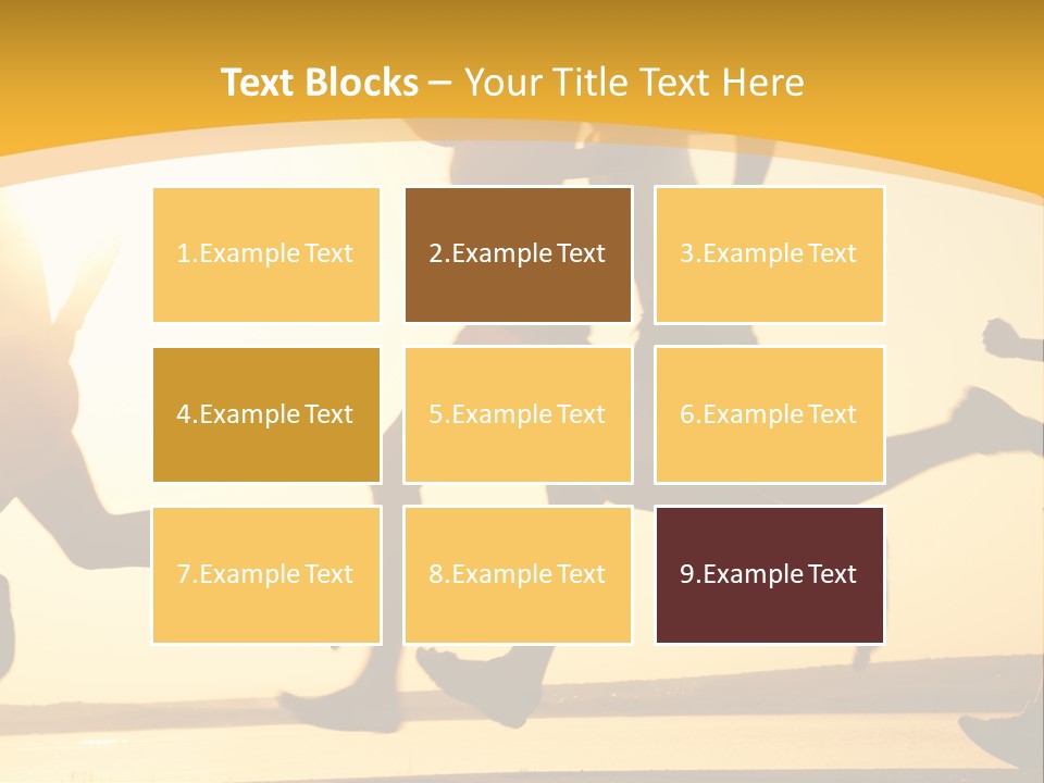 Running Sky Relations PowerPoint Template