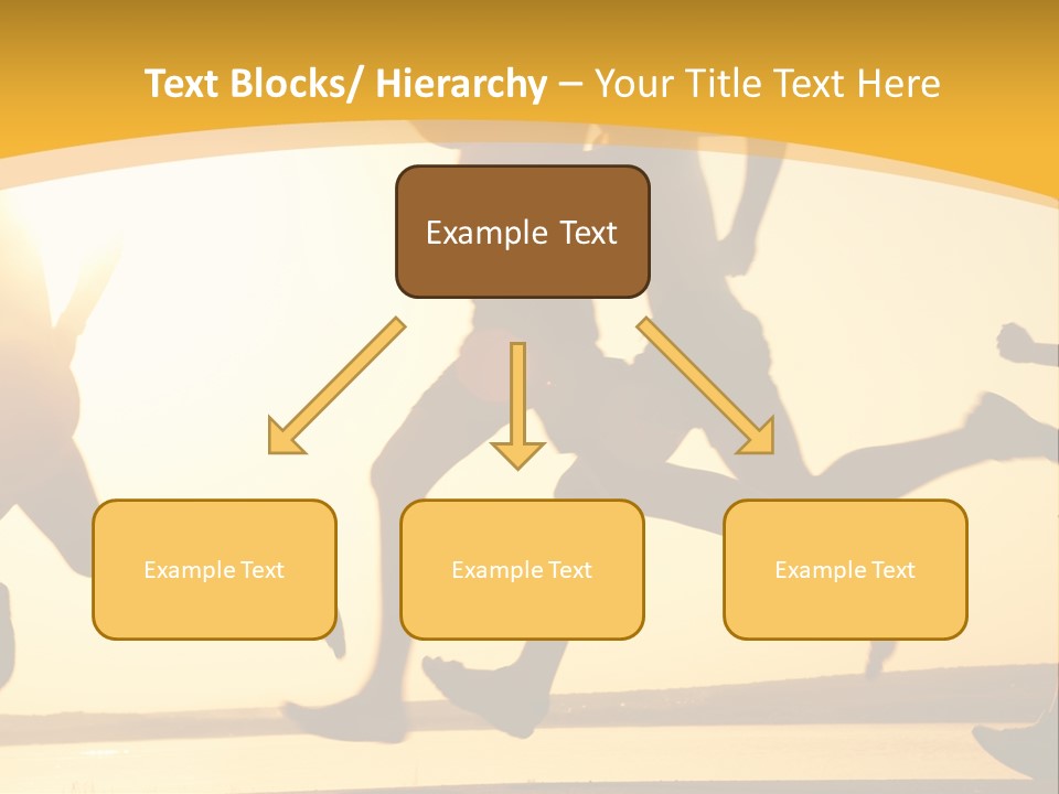 Running Sky Relations PowerPoint Template