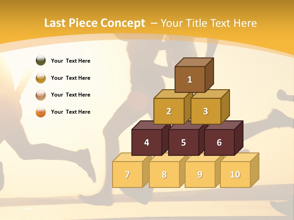 Running Sky Relations PowerPoint Template