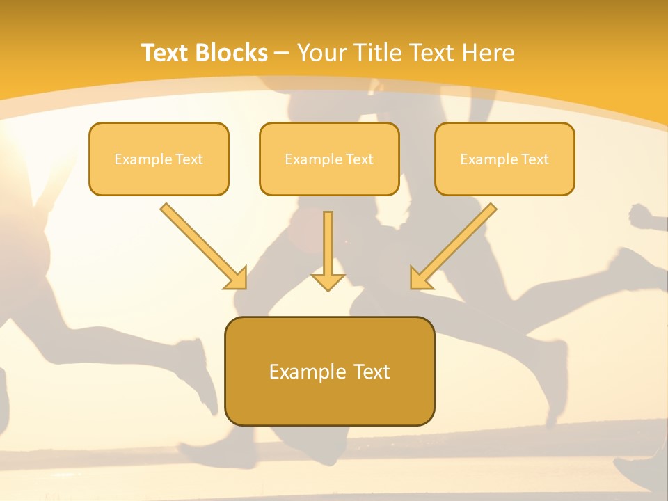 Running Sky Relations PowerPoint Template