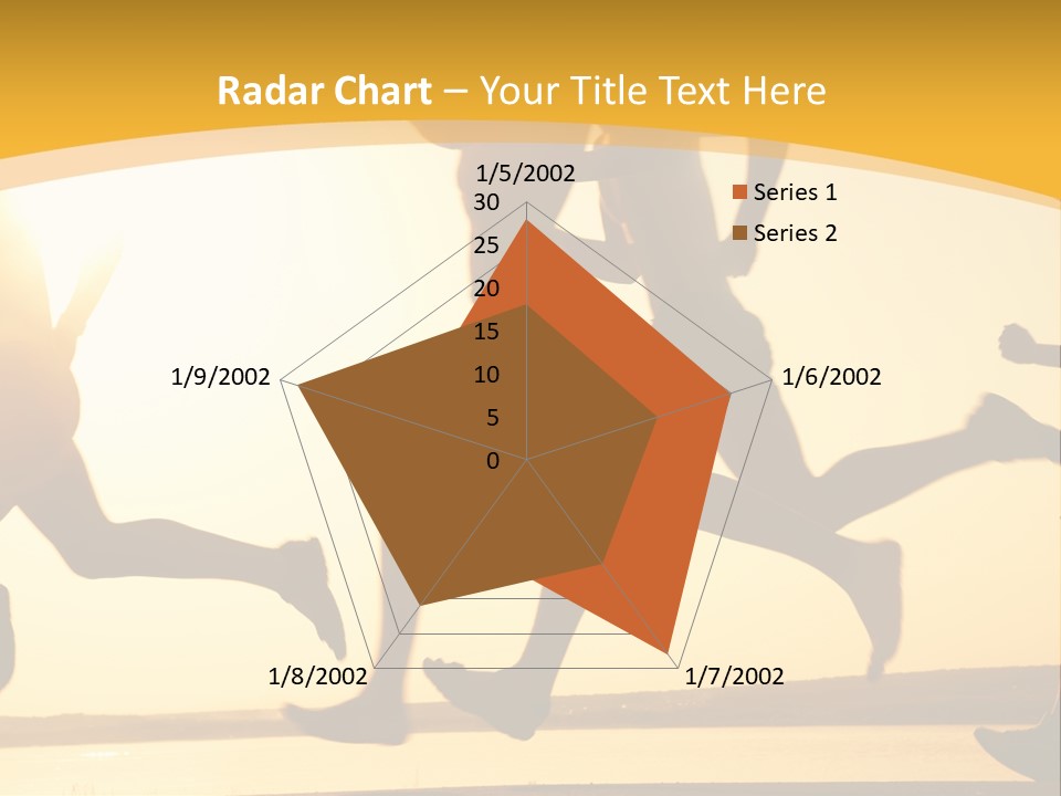 Running Sky Relations PowerPoint Template