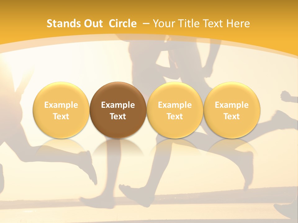 Running Sky Relations PowerPoint Template