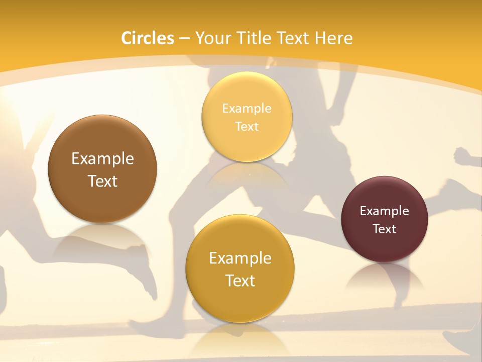 Running Sky Relations PowerPoint Template