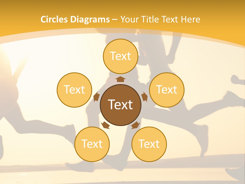 Running Sky Relations PowerPoint Template